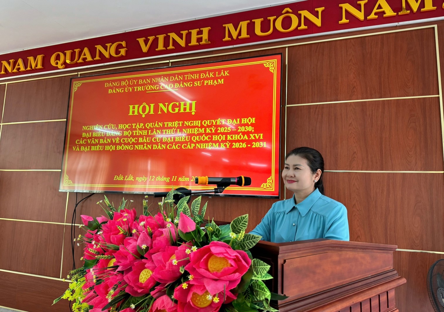 Hội nghị nghiên cứu, học tập, quán triệt Nghị quyết Đại hội đại biểu Đảng bộ tỉnh lần thứ I, nhiệm kỳ 2025 - 2030; các văn bản về cuộc bầu cử đại biểu Quốc hội khóa XVI và bầu cử đại biểu Hội đồng nhân dân các cấp nhiệm kỳ 2026 - 2031
